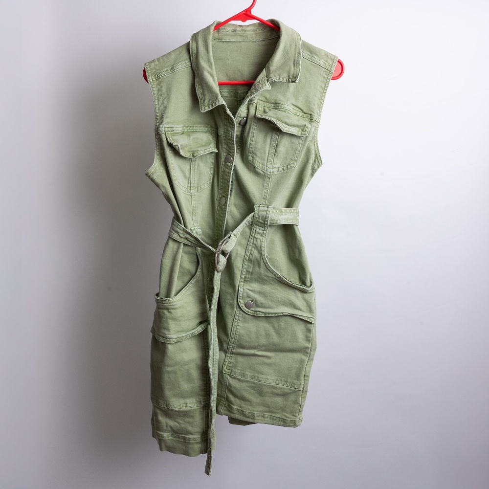 Utility Mini Dress